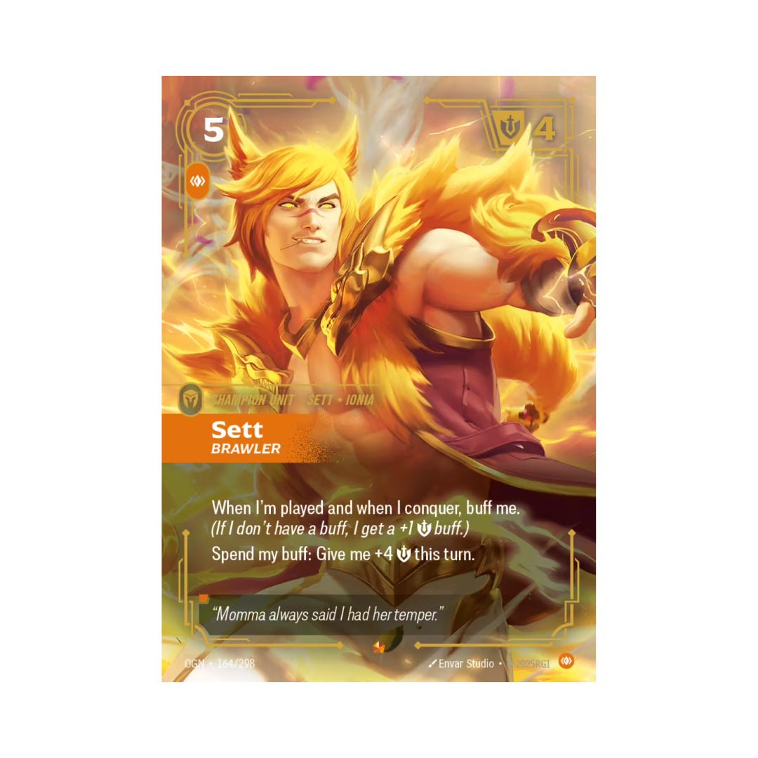 Sett - Brawler (OGN - 164) - Cards Beyond