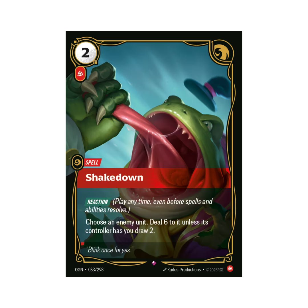Shakedown (OGN - 033) - Cards Beyond