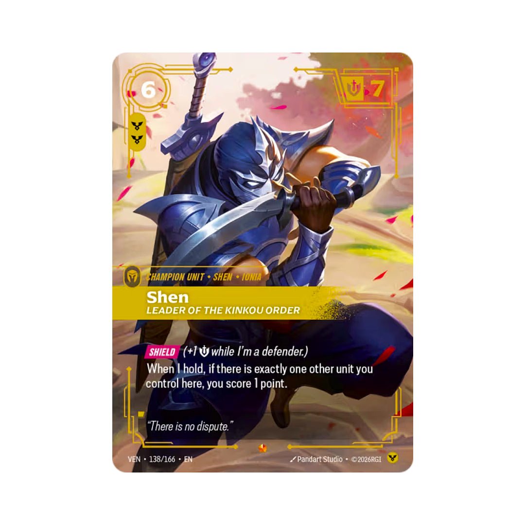 Shen - Leader of the Kinkou Order (VEN-138) - Cards Beyond