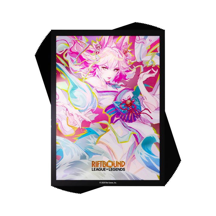 Spiritforged Spirit Blossom Ahri Sleeves - Cards Beyond