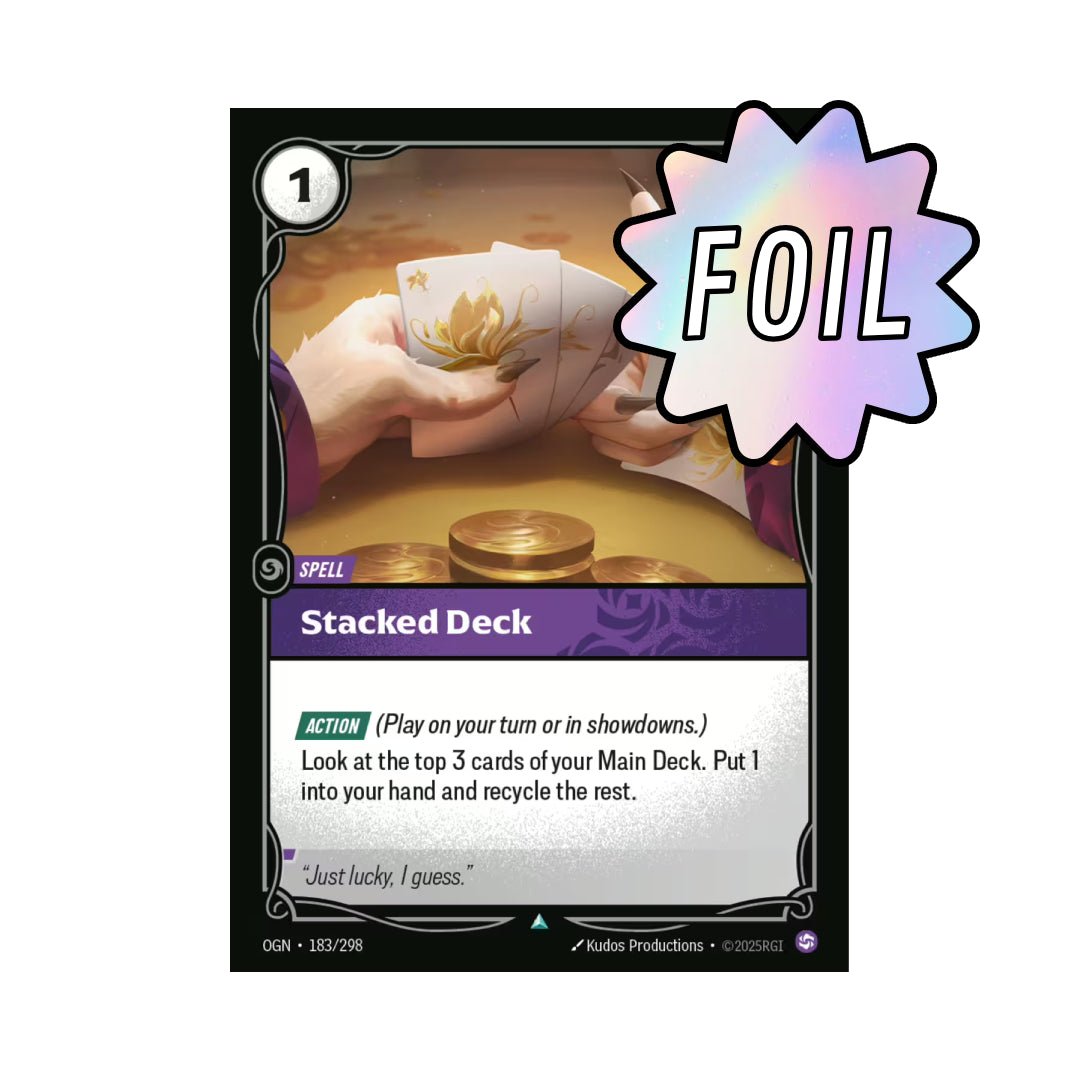 Stacked Deck (OGN - 183) - Cards Beyond