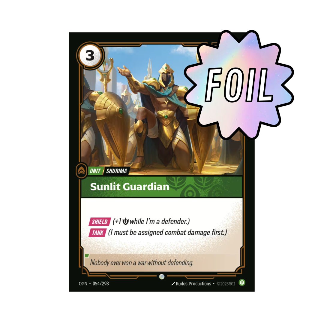 Sunlit Guardian (OGN - 054) - Cards Beyond