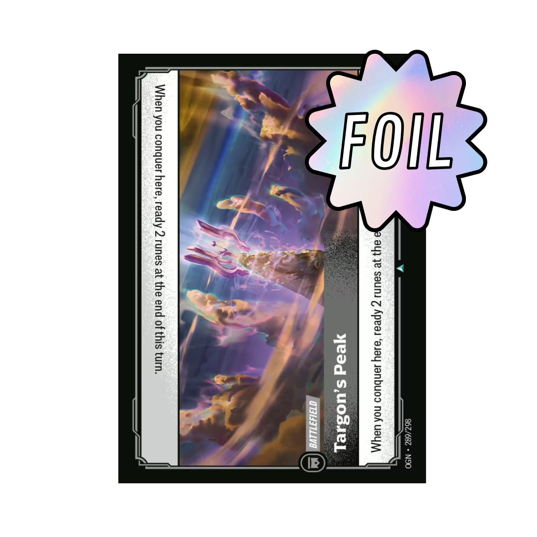 Targon's Peak (OGN - 289) - Cards Beyond