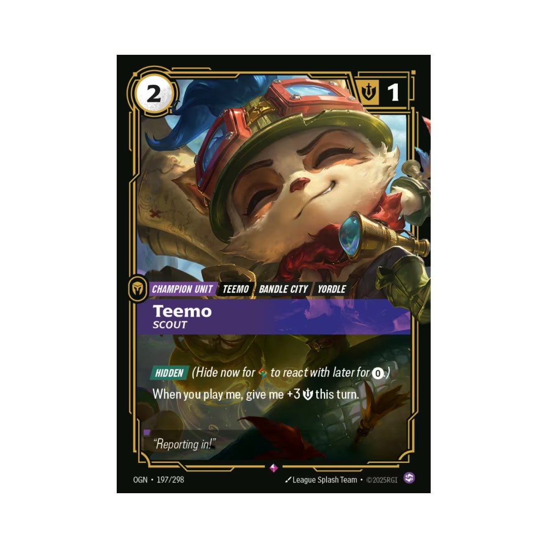 Teemo - Scout (OGN - 197) - Cards Beyond