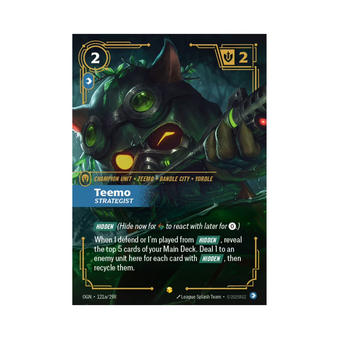 Teemo - Strategist (OGN - 121a) - Cards Beyond