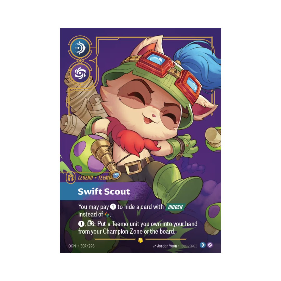 Teemo - Swift Scout (OGN - 307) - Cards Beyond