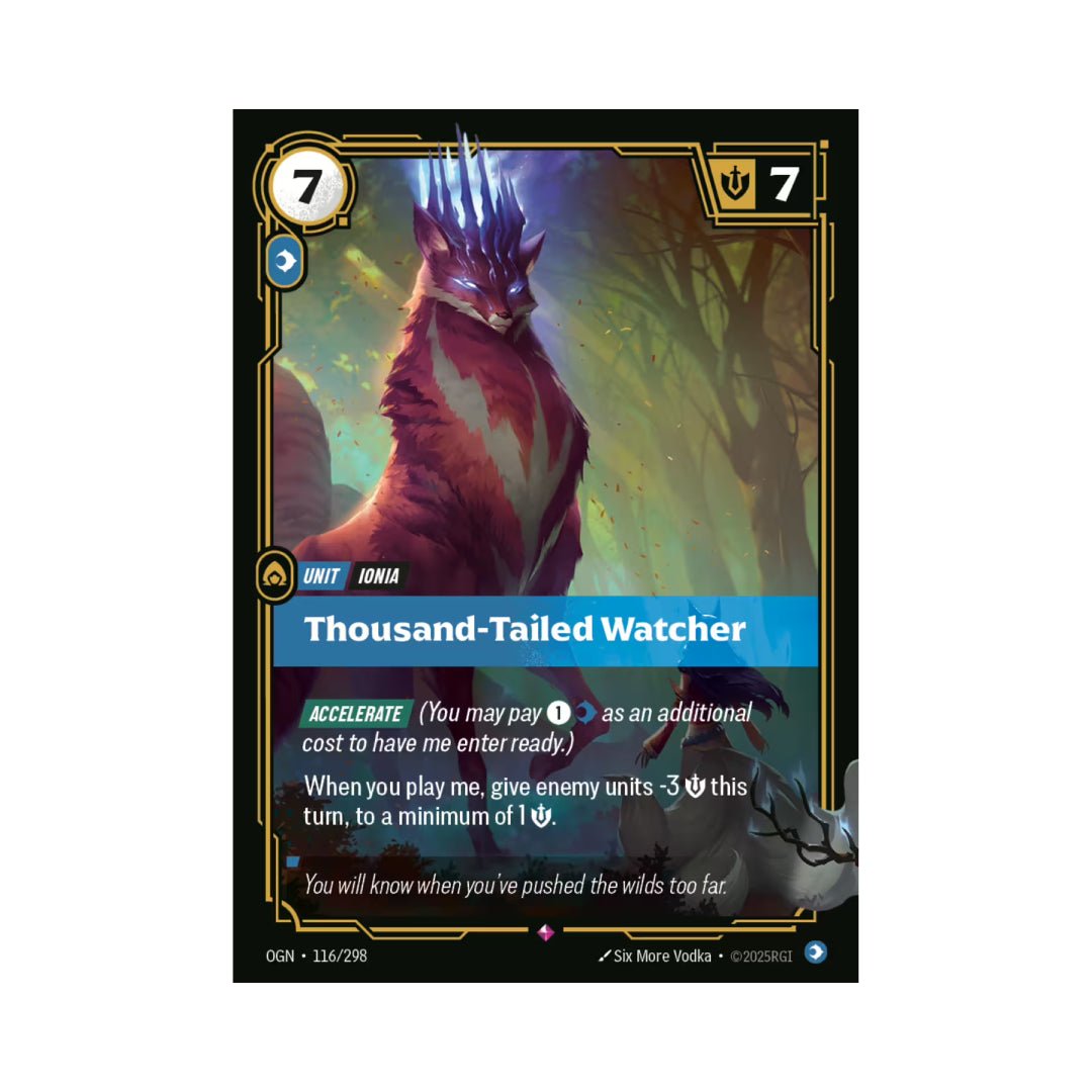 Thousand - Tailed Watcher (OGN - 116) - Cards Beyond