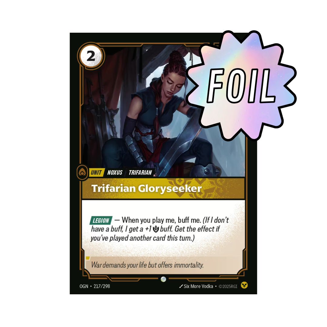Trifarian Gloryseeker (OGN - 217) - Cards Beyond