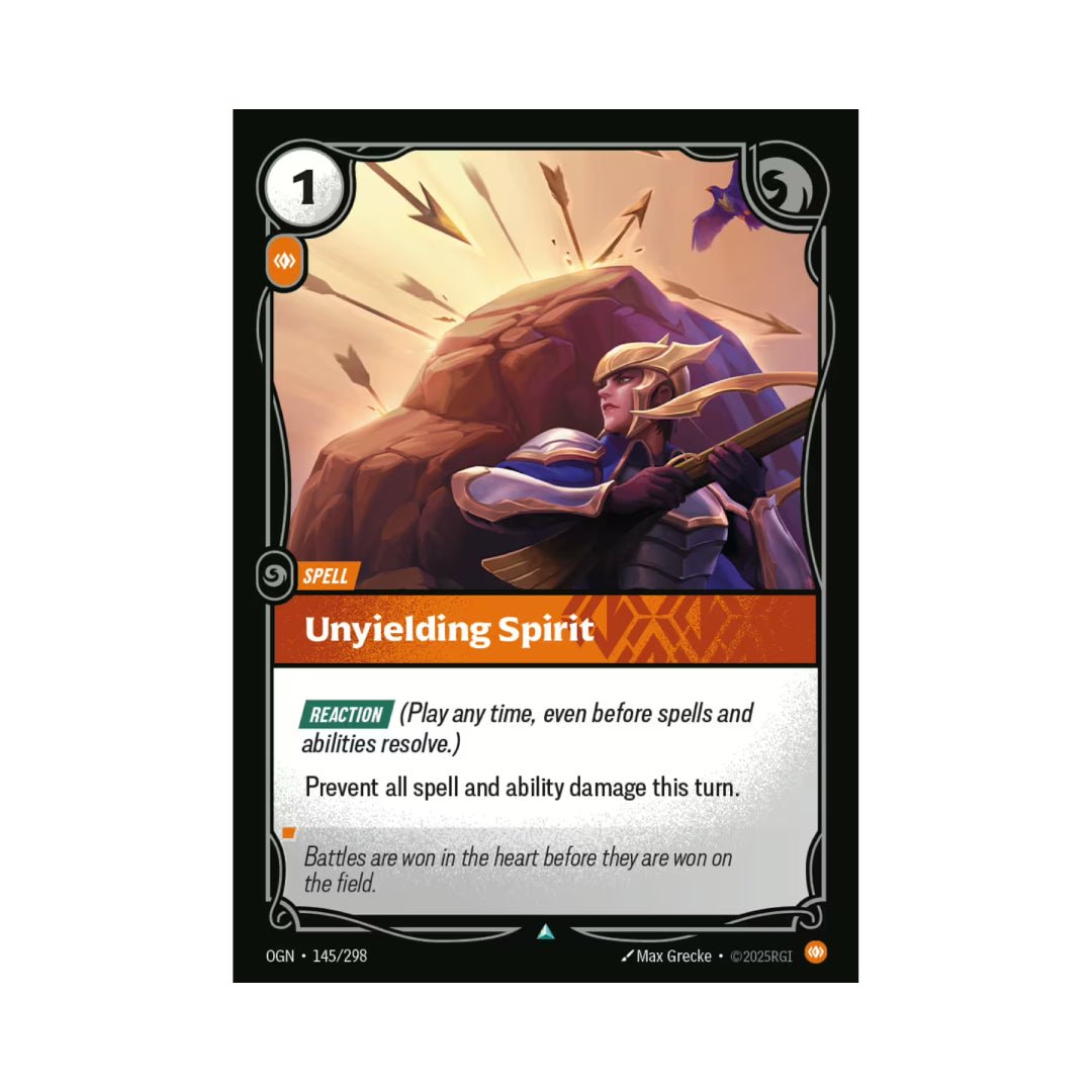 Unyielding Spirit (OGN - 145) - Cards Beyond