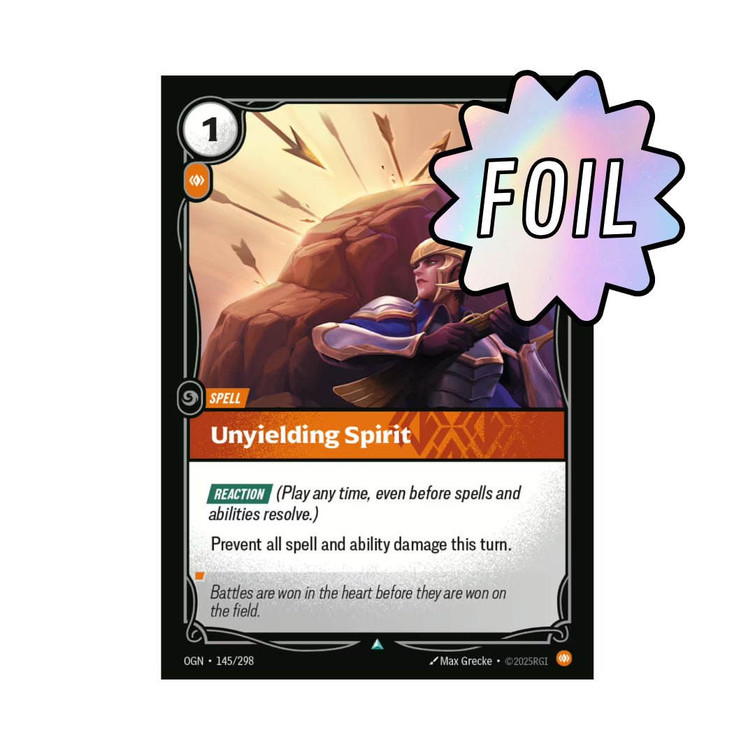 Unyielding Spirit (OGN - 145) - Cards Beyond