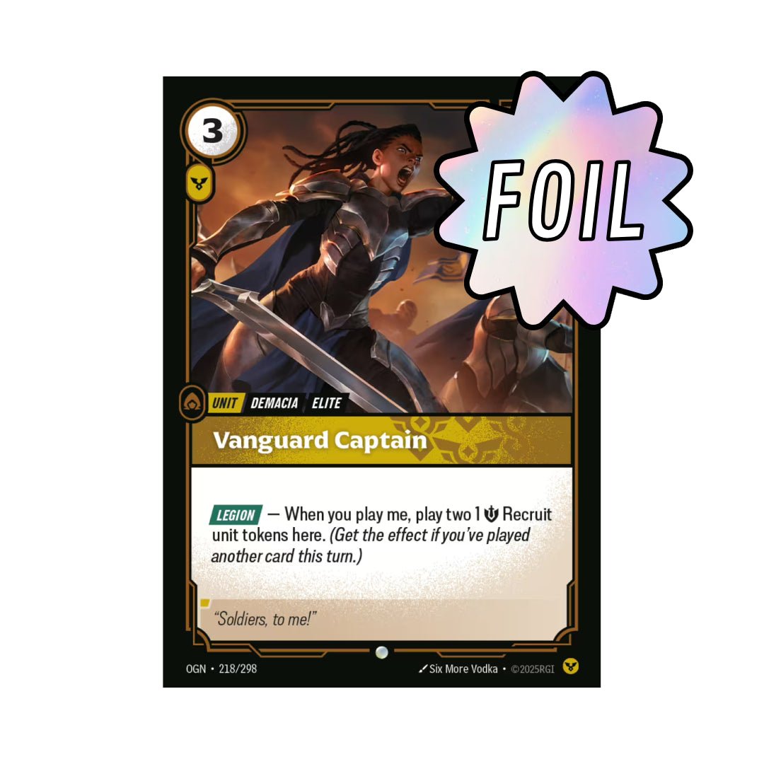 Vanguard Captain (OGN - 218) - Cards Beyond