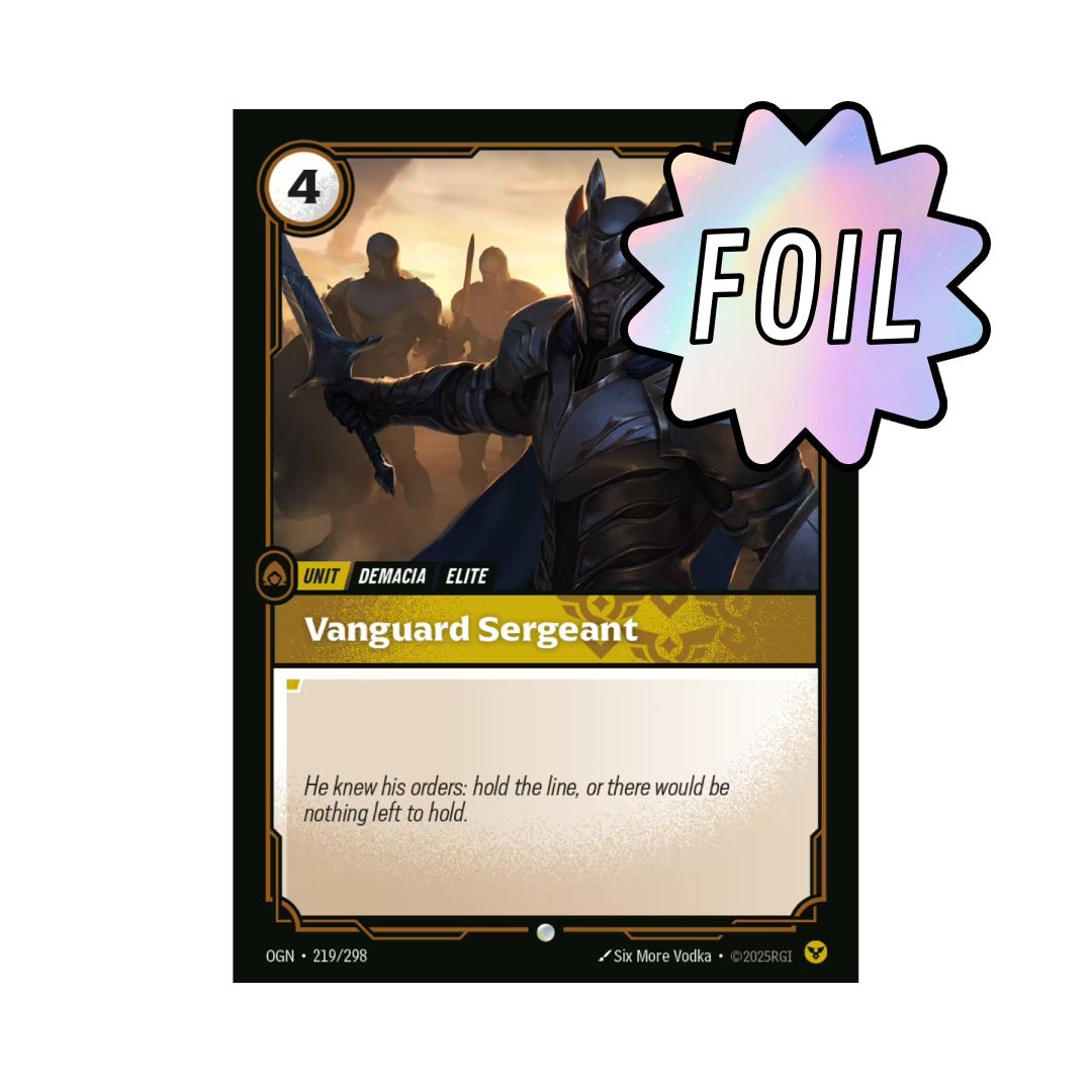 Vanguard Sergeant (OGN - 219) - Cards Beyond