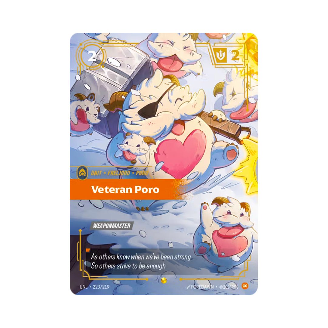 Veteran Poro (UNL - 223) - Cards Beyond
