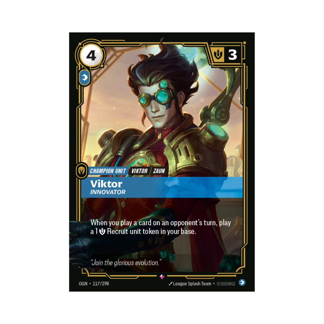 Viktor - Innovator (OGN - 117) - Cards Beyond