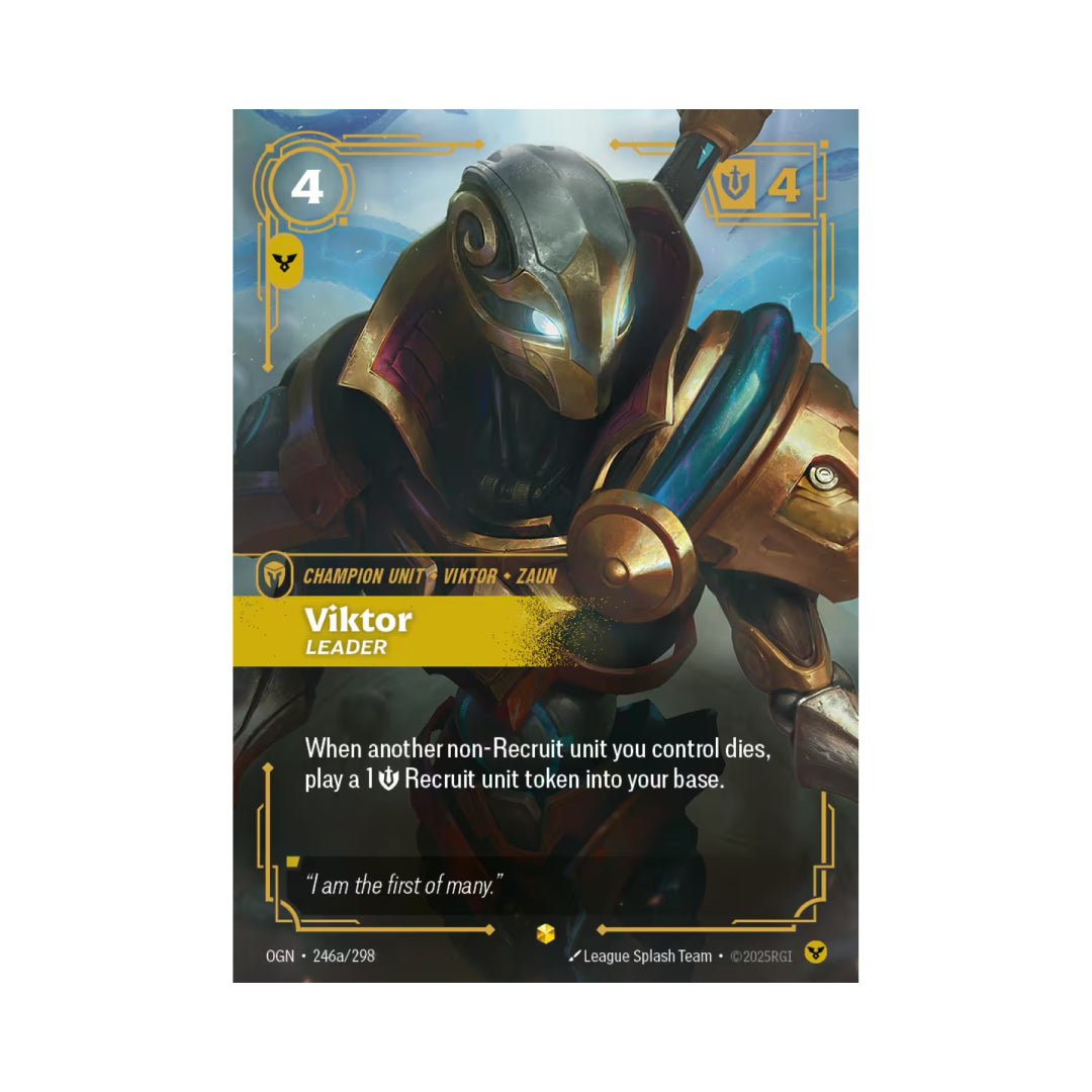 Viktor - Leader (OGN - 246a) - Cards Beyond