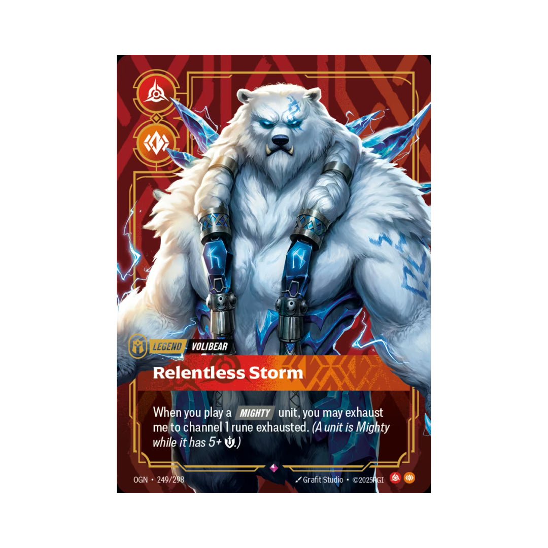 Volibear - Relentless Storm (OGN - 249) - Cards Beyond
