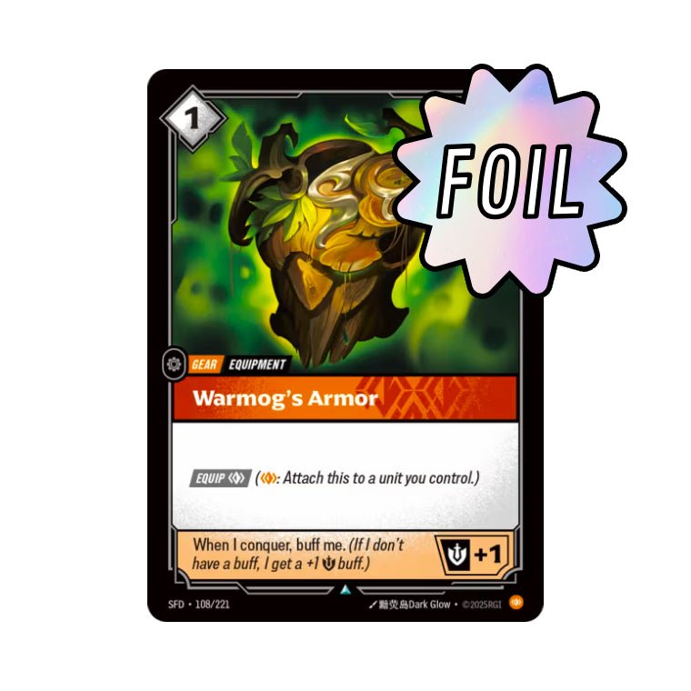 Warmog's Armor (SFD - 108) - Cards Beyond