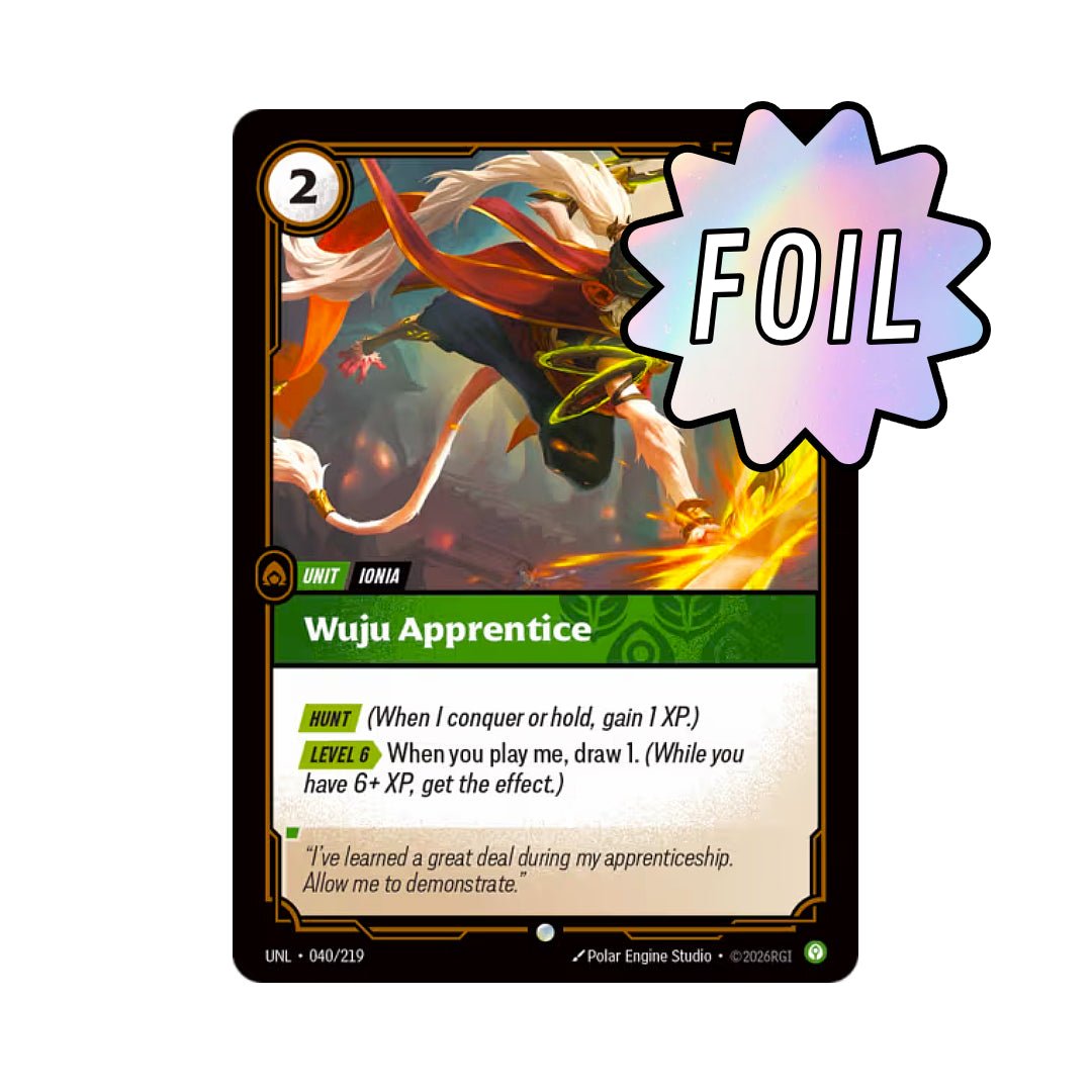 Wuju Apprentice (UNL - 040) - Cards Beyond