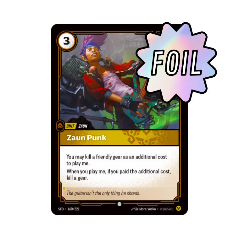 Zaun Punk (SFD - 160) - Cards Beyond