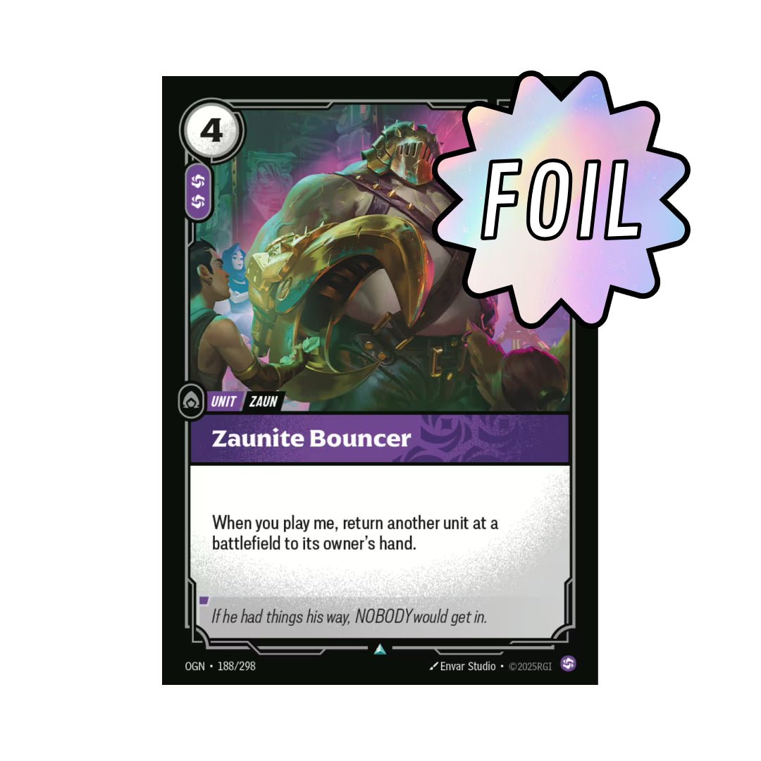 Zaunite Bouncer (OGN - 188) - Cards Beyond