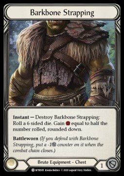 Barkbone Strapping (Normal) - Welcome to Rathe - Unlimited (Common) [WTR-U-WTR005] - Cards Beyond