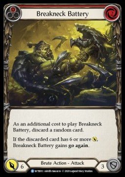 Breakneck Battery (Red) (Normal) - Welcome to Rathe - Unlimited (Rare) [WTR-U-WTR011] - Cards Beyond
