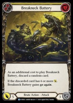Breakneck Battery (Yellow) (Normal) - Welcome to Rathe - Unlimited (Rare) [WTR-U-WTR012] - Cards Beyond