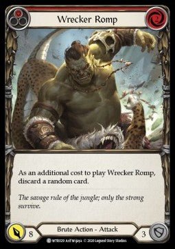 Wrecker Romp (Red) (Normal) - Welcome to Rathe - Unlimited (Common) [WTR-U-WTR029] - Cards Beyond