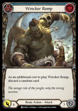 Wrecker Romp (Blue) (Normal) - Welcome to Rathe - Unlimited (Common) [WTR-U-WTR031] - Cards Beyond