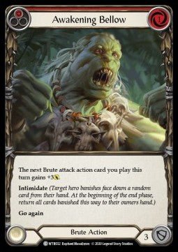 Awakening Bellow (Red) (Normal) - Welcome to Rathe - Unlimited (Common) [WTR-U-WTR032] - Cards Beyond
