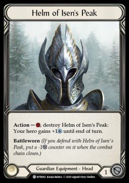 Helm of Isen's Peak (Normal) - Welcome to Rathe - Unlimited (Common) [WTR-U-WTR042] - Cards Beyond