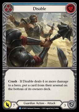 Disable (Blue) (Normal) - Welcome to Rathe - Unlimited (Rare) [WTR-U-WTR050] - Cards Beyond
