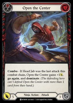 Open the Center (Red) (Normal) - Welcome to Rathe - Unlimited (Common) [WTR-U-WTR095] - Cards Beyond