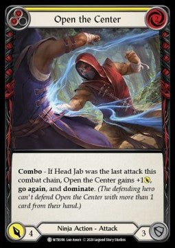 Open the Center (Yellow) (Normal) - Welcome to Rathe - Unlimited (Common) [WTR-U-WTR096] - Cards Beyond