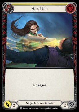 Head Jab (Yellow) (Normal) - Welcome to Rathe - Unlimited (Common) [WTR-U-WTR099] - Cards Beyond