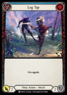Leg Tap (Blue) (Normal) - Welcome to Rathe - Unlimited (Common) [WTR-U-WTR103] - Cards Beyond
