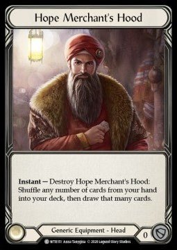 Hope Merchant's Hood (Normal) - Welcome to Rathe - Unlimited (Common) [WTR-U-WTR151] - Cards Beyond