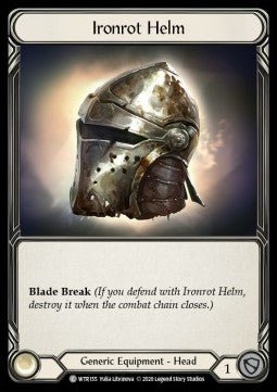 Ironrot Helm (Normal) - Welcome to Rathe - Unlimited (Common) [WTR-U-WTR155] - Cards Beyond