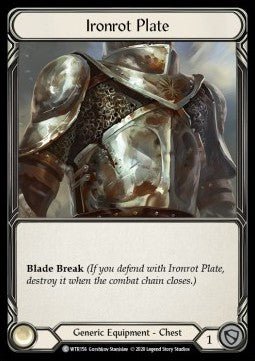Ironrot Plate (Normal) - Welcome to Rathe - Unlimited (Common) [WTR-U-WTR156] - Cards Beyond