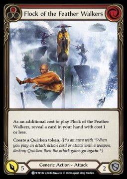 Flock of the Feather Walkers (Red) (Normal) - Welcome to Rathe - Unlimited (Common) [WTR-U-WTR182] - Cards Beyond