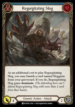 Regurgitating Slog (Blue) (Normal) - Welcome to Rathe - Unlimited (Common) [WTR-U-WTR199] - Cards Beyond