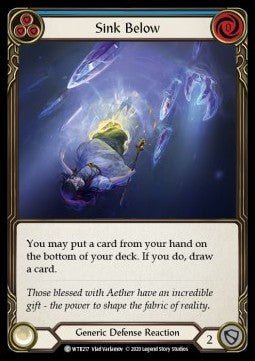 Sink Below (Blue) (Normal) - Welcome to Rathe - Unlimited (Common) [WTR-U-WTR217] - Cards Beyond