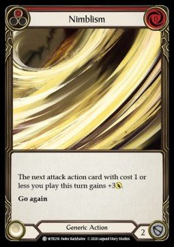 Nimblism (Red) (Normal) - Welcome to Rathe - Unlimited (Common) [WTR-U-WTR218] - Cards Beyond