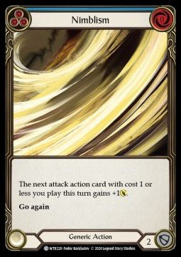 Nimblism (Blue) (Normal) - Welcome to Rathe - Unlimited (Common) [WTR-U-WTR220] - Cards Beyond