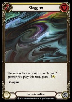 Sloggism (Yellow) (Rainbow Foil) - Welcome to Rathe - Unlimited (Common) [WTR-U-WTR222] - Cards Beyond