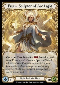 Prism, Sculptor of Arc Light // Prism (Normal) - Monarch - Unlimited (Token) [MON-U-001/002] - Cards Beyond