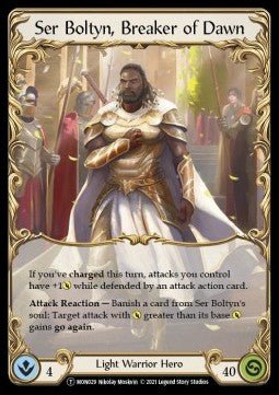 Ser Boltyn, Breaker of Dawn // Boltyn (Normal) - Monarch - Unlimited (Token) [MON-U-029/030] - Cards Beyond