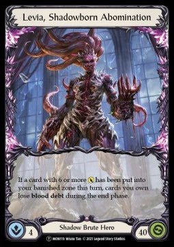Levia, Shadowborn Abomination // Levia (Normal) - Monarch - Unlimited (Token) [MON-U-119/120] - Cards Beyond