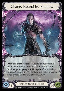 Chane, Bound by Shadow // Chane (Normal) - Monarch - Unlimited (Token) [MON-U-153/154] - Cards Beyond