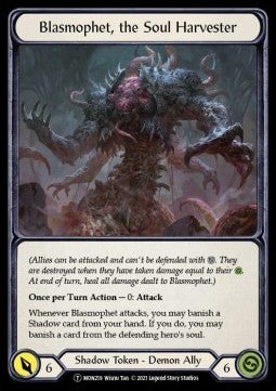 Blasmophet, the Soul Harvester // Ursur, the Soul Reaper (Normal) - Monarch - Unlimited (Token) [MON-U-219/220] - Cards Beyond